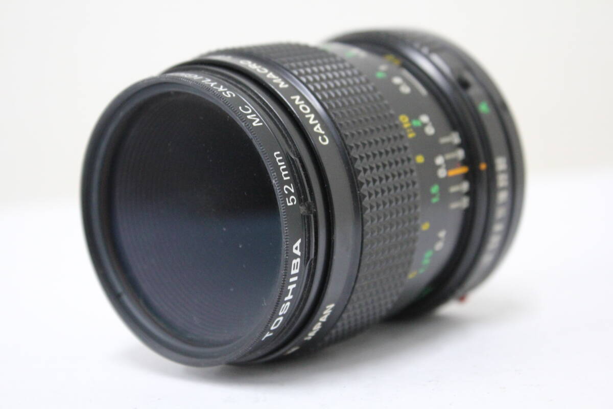 【返品保証】 キャノン Canon MACRO LENS New FD 50mm F3.5 レンズ e3838