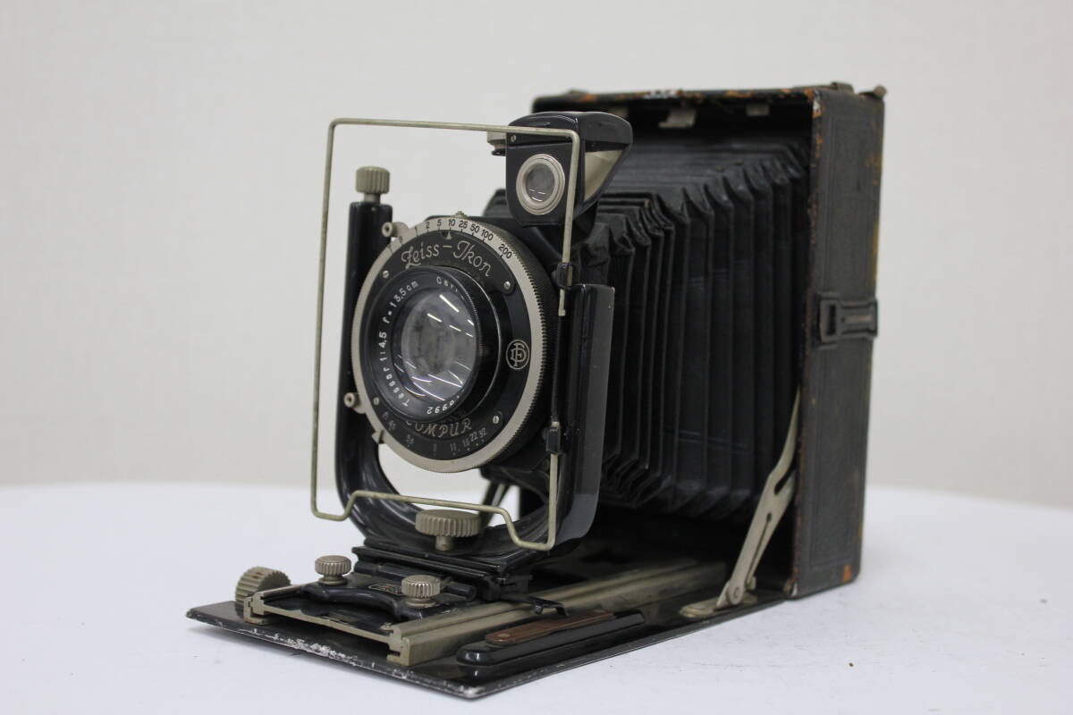 【訳あり品】 ツァイスイコン Zeiss Ikon 207/7 Maximar 13.5cm F4.5 蛇腹カメラ e4114