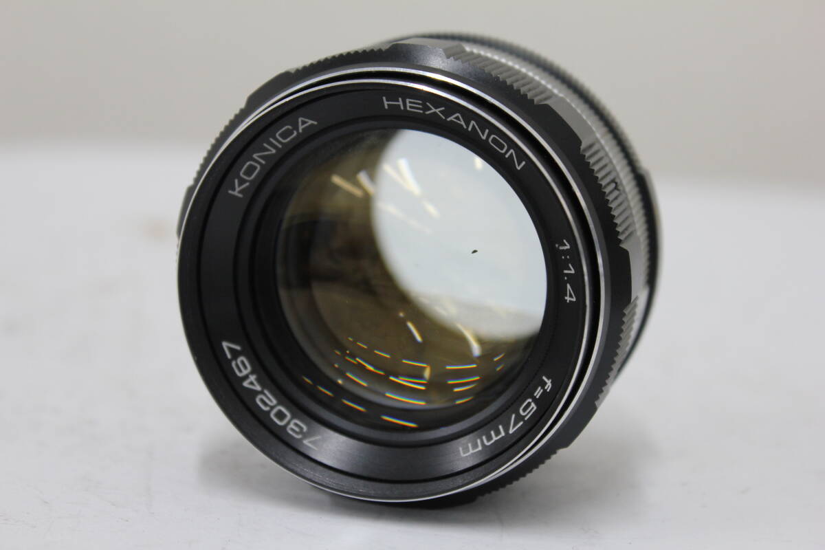 【返品保証】 コニカ KONICA HEXANON 57mm F1.4 レンズ e4130