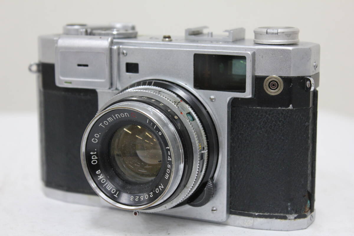 【訳あり品】 【希少】 Royal 35-M Tomioka Tominon C 4.5cm F1.9 レンジファインダー カメラ e4237