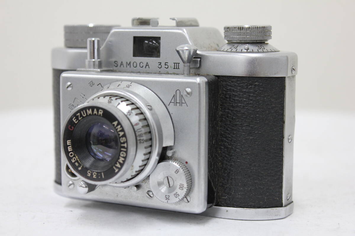 【訳あり品】 サモカ SAMOCA 35 III C EZUMAR ANASTIGMAT 50mm F3.5 カメラ e4310