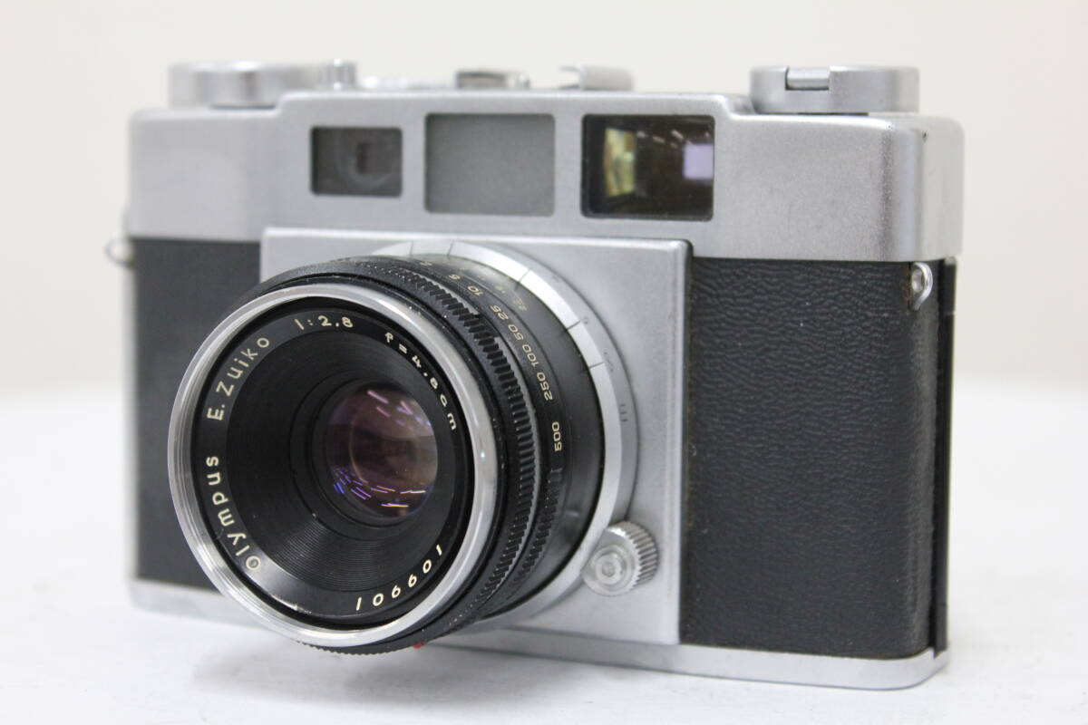 【返品保証】 オリンパス Olympus 35-S E.Zuiko 4.8cm F2.8 カメラ e4318