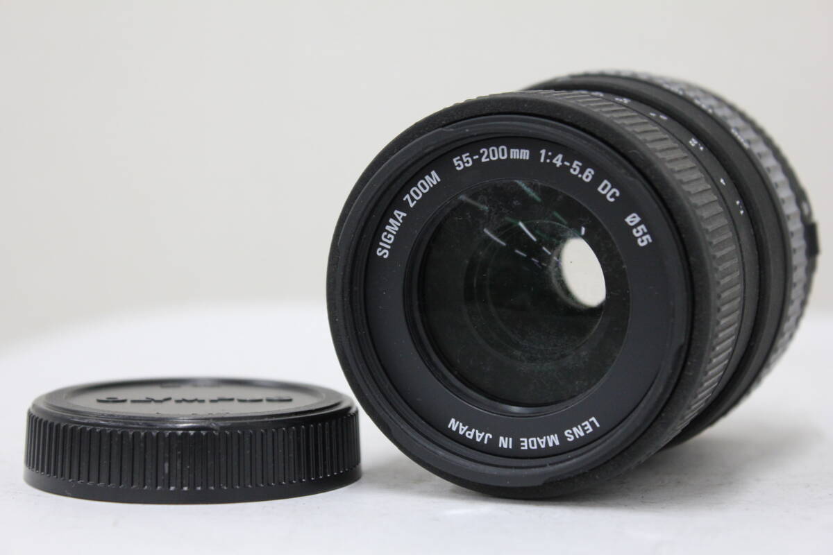 【訳あり品】 シグマ Sigma ZOOM 55-200mm F4-5.6 DC オリンパスマウント レンズ e4332