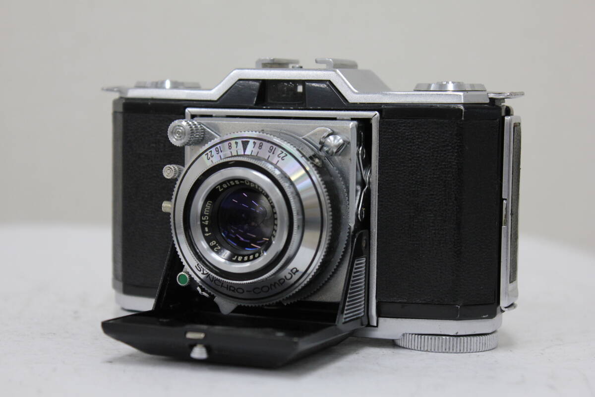【返品保証】 カールツァイス Carl Zeiss CONTINA Zeiss-Opton Tessar 45mm F2.8 カメラ e4342