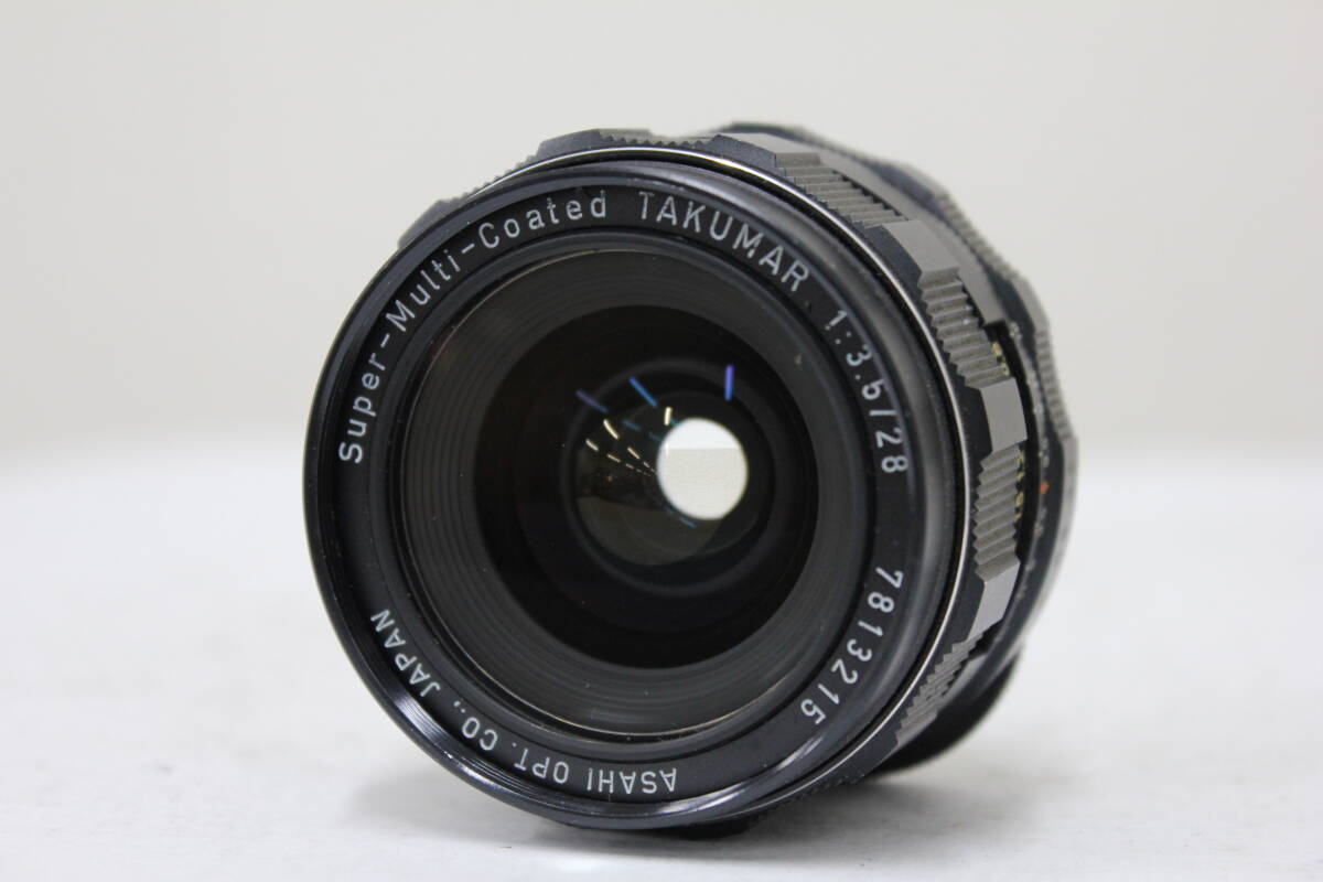 【返品保証】 ペンタックス Pentax Super-Multi-Coated TAKUMAR 28mm F3.5 M42マウント レンズ e4348