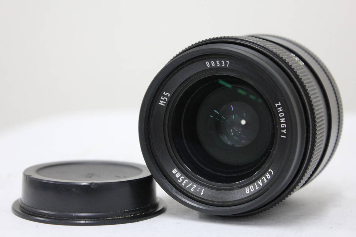 【返品保証】 ZHONGYI CREATOR 35mm F2 レンズ e4353
