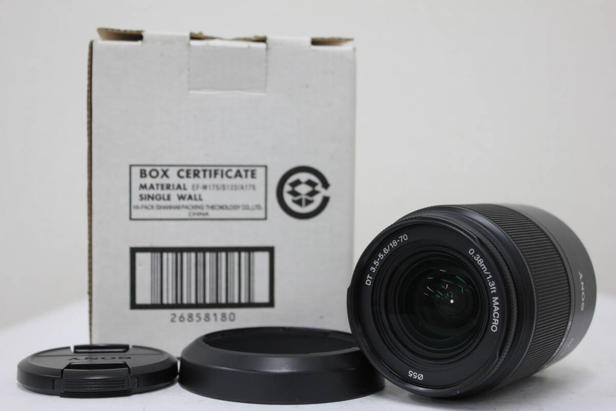 【返品保証】 【元箱付き】ソニー Sony DT 18-70mm F3.5-5.6 MACRO レンズ e4366