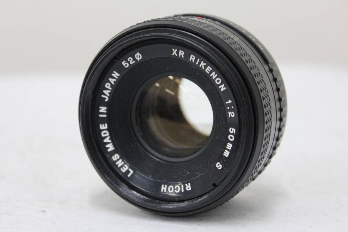【返品保証】 リコー Ricoh XR RIKENON 50mm F2 S レンズ e4455