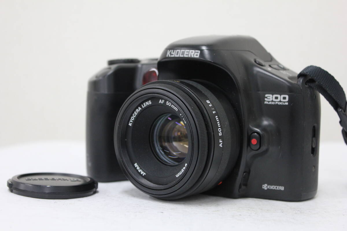 【返品保証】 京セラ KYOCERA 300 AF 50mm F1.8 ボディレンズセット e4486