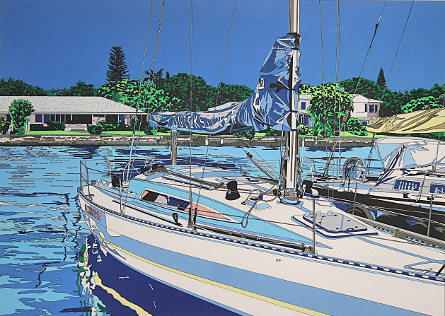 ■★鈴木英人 【WONDERFUL VIEW OF CANALスペシャル版】リトグラフ 直筆サイン エディション有り