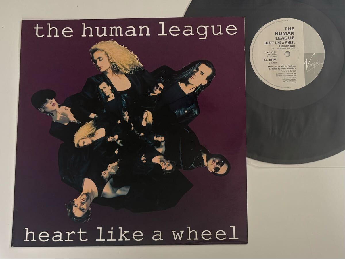 【良好90年UK盤】THE HUMAN LEAGUE/ Heart Like A Wheel(Extended/LP)/Rebound '12 VIRGIN VST1262 Romantic?,ヒューマン・リーグ,NEW WAVE