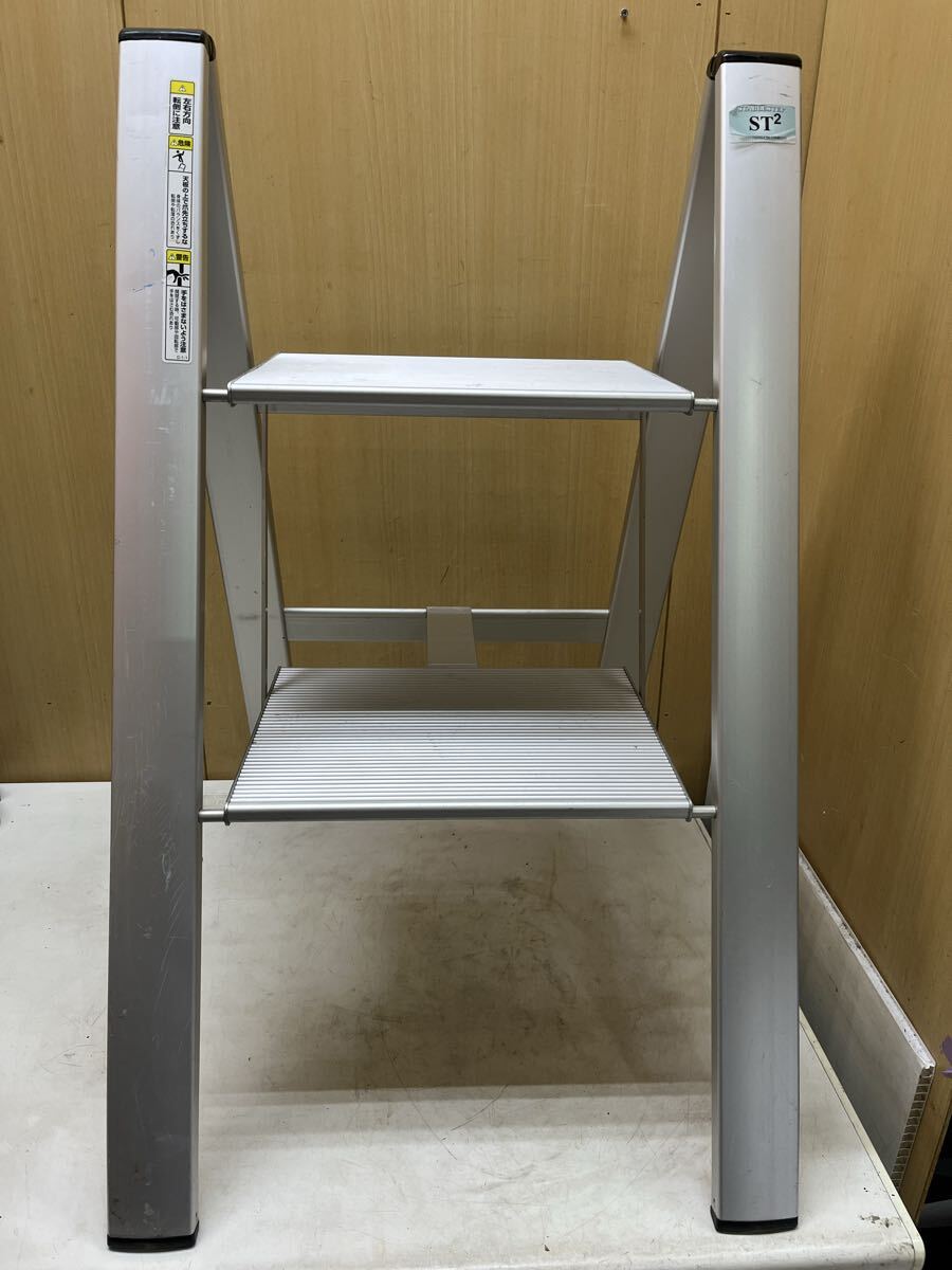 U011064 片面式踏台　スティブルステップ FST-06SV 天板台高さ 56.5cm 現状品　1119