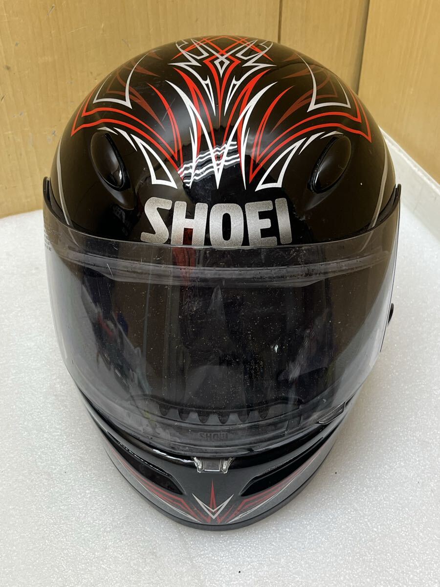 U011156 SHOEI　Z-4 フルフェイスヘルメット　ショウエイ　Lサイズ　　バイク用品　オートバイ　現状品　1121