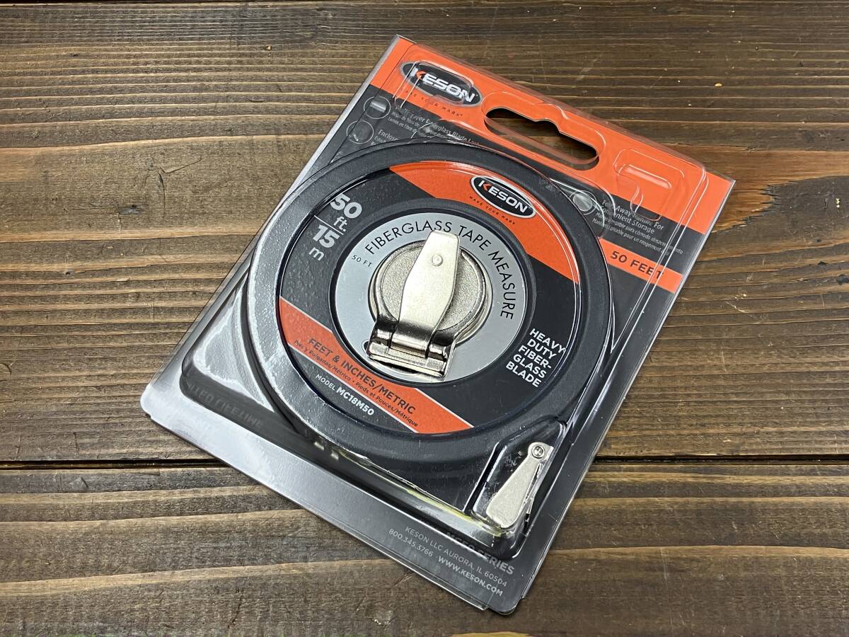Keson フィートメジャー　50ft/15m 撮影部必需品　未使用　スケール