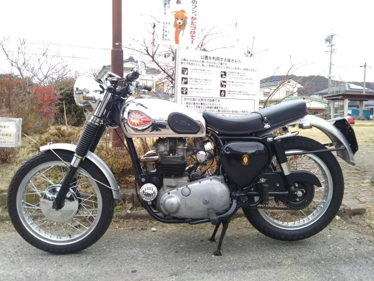 BSA A7SS 500cc カスタム 1960年 元祖メグロＫ１Ｋ２Ｋ３カワサキW1　輸入新規書類付き