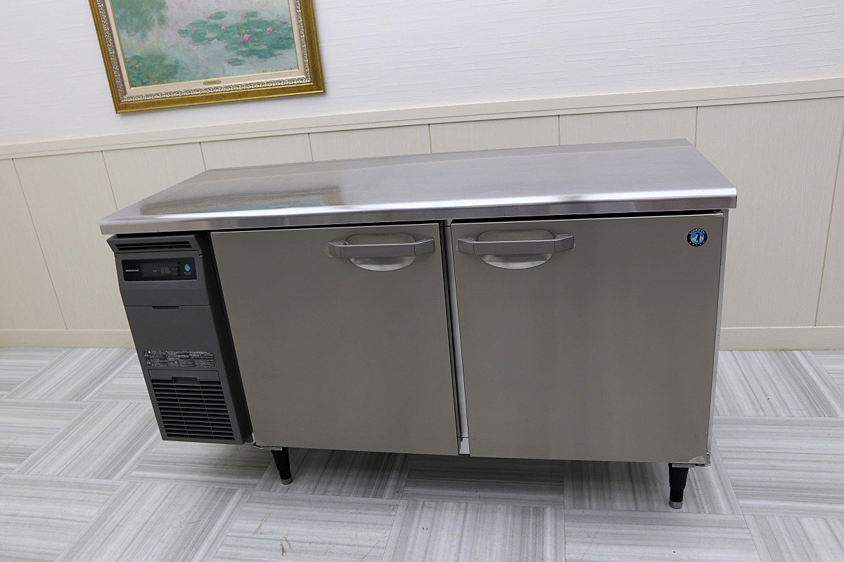 使用半年！25年製 超美品！ホシザキ星崎 台下冷蔵庫 1500×600 コールドテーブル 2ドア 天板作業台 RT-150SNJ 店舗厨房業務用