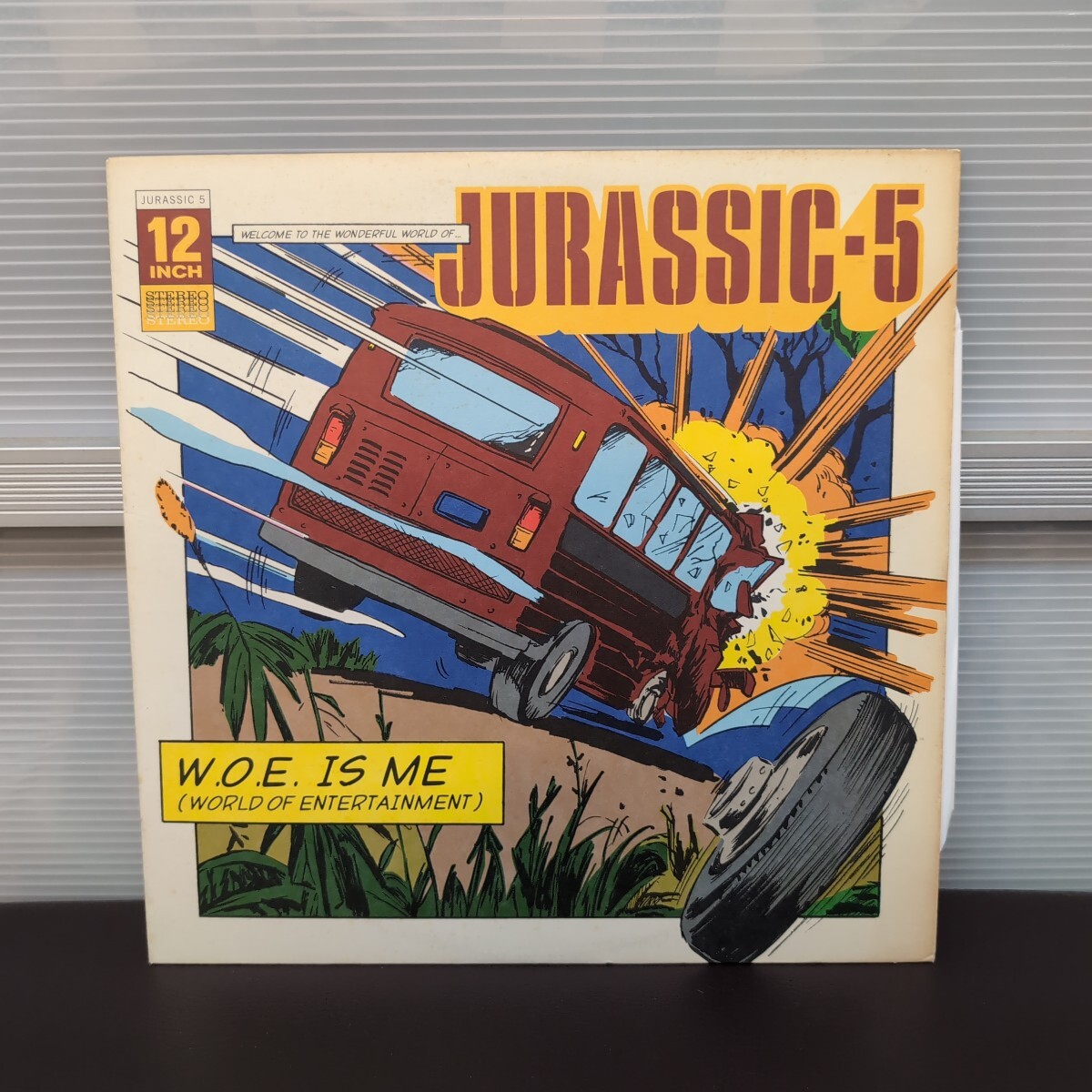 LPレコード　JURASSIC-5 「W.O.E. IS ME (WORLD OF ENTERTAINMENT) 」12インチレコード　LP盤　【1701】