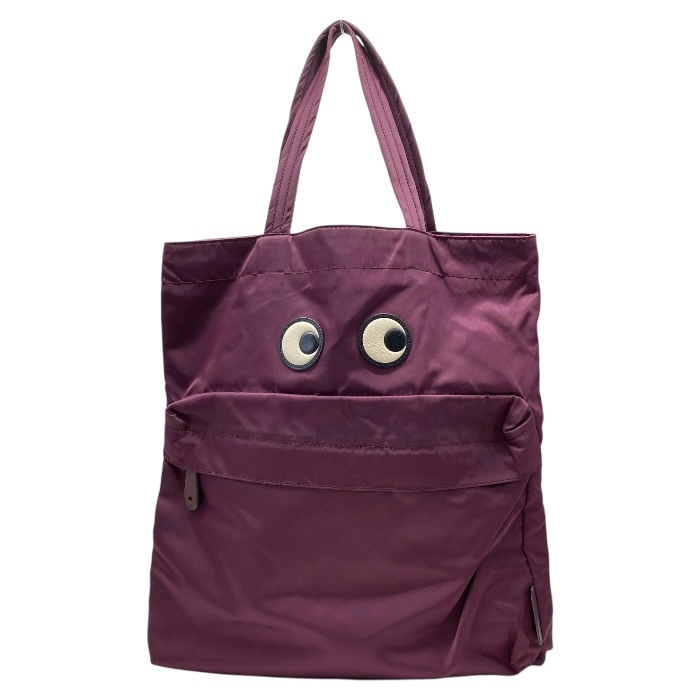 アニヤハインドマーチ アイズ Eyes トートバッグ ハンドバッグ ボルドー ナイロン 5050925100977 ANYA HINDMARCH
