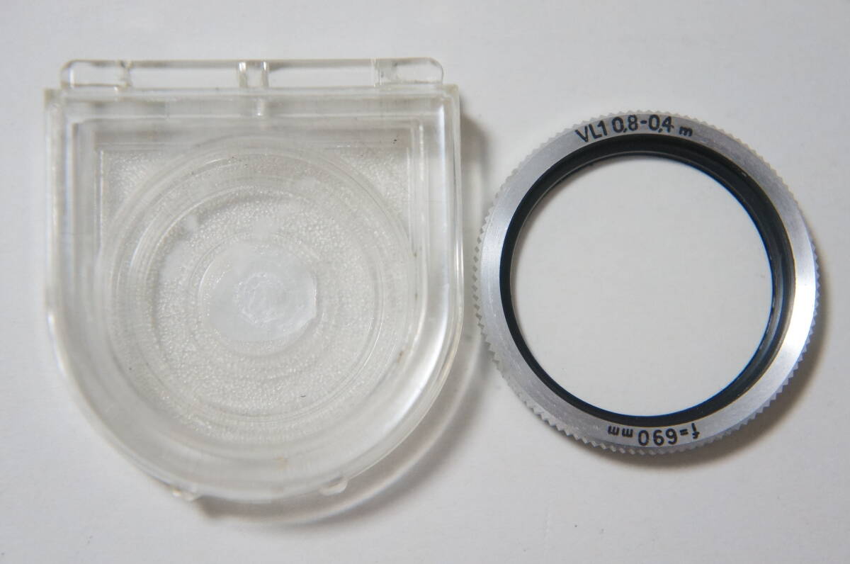 ★良品★[30.5mm] CARL ZEISS JENA VL1 0.8-0.4m f=690mm クローズアップフィルター Tessar 5cm f2.8等用 [F5065]