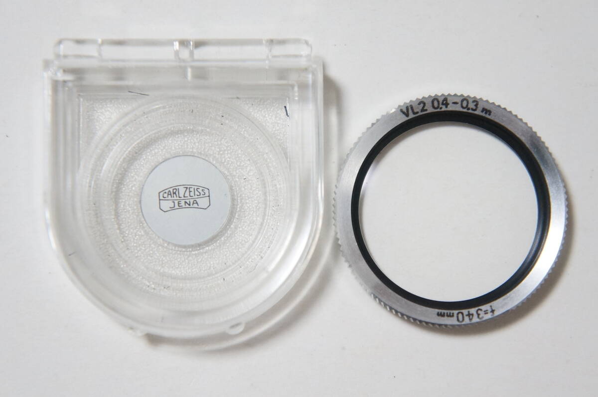 ★美品★[30.5mm] CARL ZEISS JENA VL2 0.4-0.3m f=340mm クローズアップフィルター Tessar 5cm f2.8等用 [F5066]