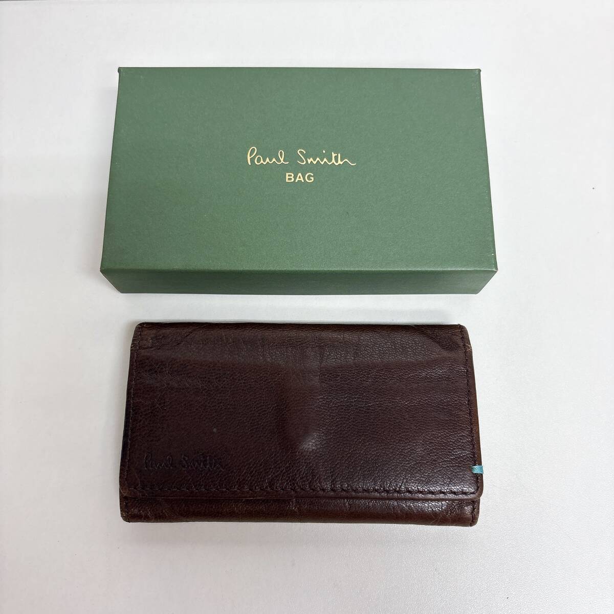 Paul Smith ポールスミス キーケース PSK004 レザー ブラウン系 中古