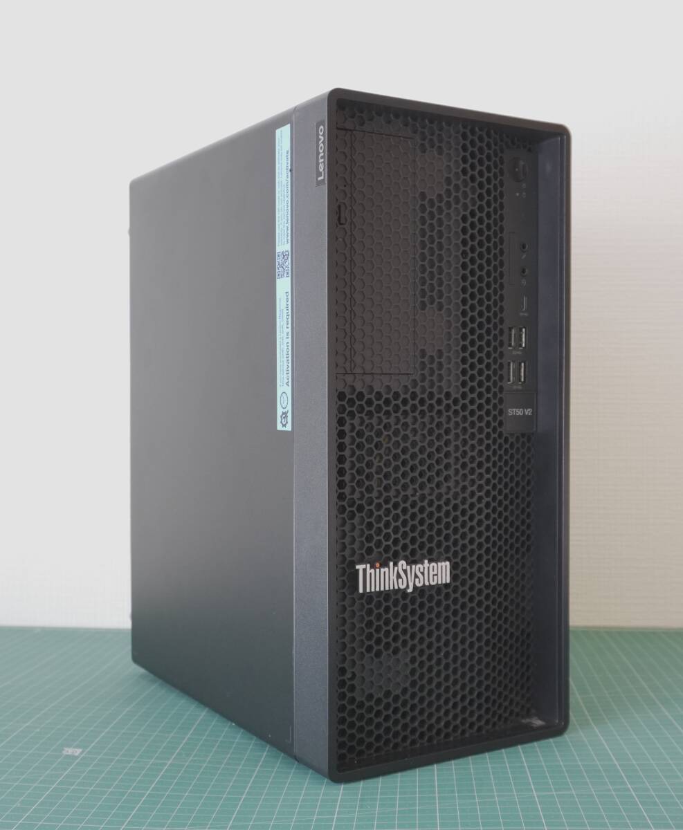 [WDT0001]　Lenovo ThinkSystem ST50 V2 / Xeon E-2324G / メモリ32GB / ストレージ無 / OS無 / DVD / BIOS起動OK