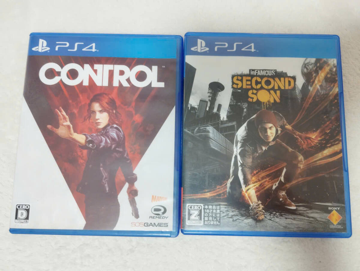 [PS4] CONTROL + inFAMOUS SECOND SON コントロール + インファマスセカンドサン ゲームソフト2本セット