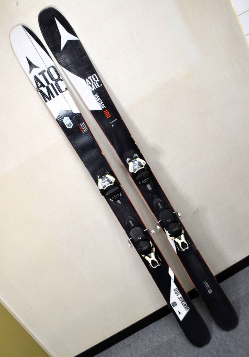 送料込 ATOMIC 180cm VANTAGE 138-100-125mm WARDEN13 MNC DEMO GW対応調整ビン TITANIUM CARBON オールマウンテンスキー ALL MTN SKI