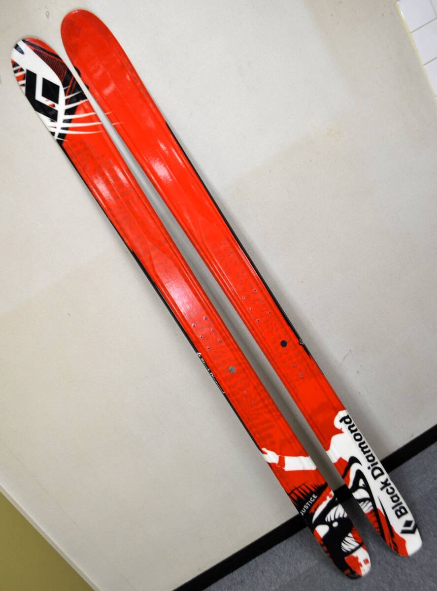 送料込 185cm 140-115-125mm Black Diamond JUSTICE パウダー オールマウンテン アルペン ツーリング スキー POWDER ALL MTN TOURING SKI