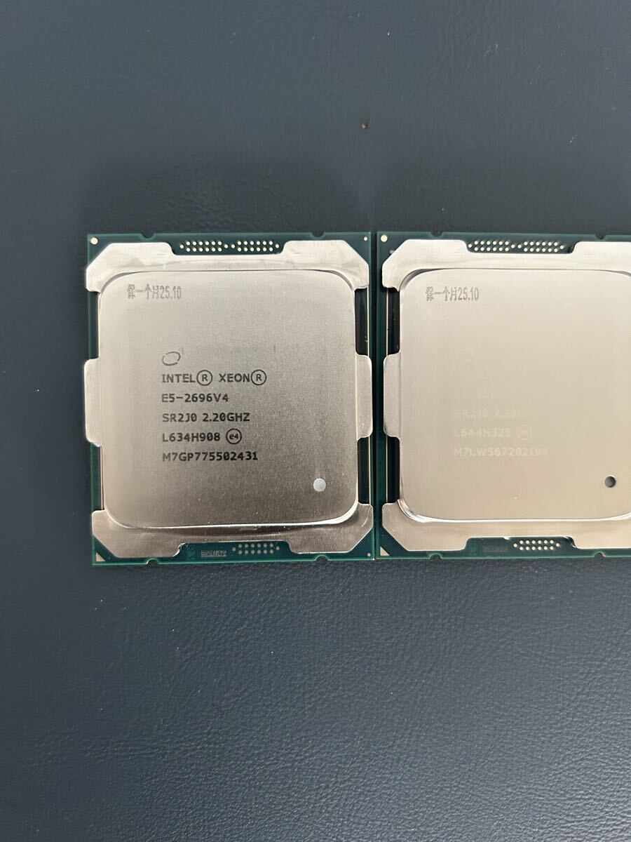 Intel Xeon E5 2696 v4 動作済み 2個セットLGA2011 150W 55M 合計44C88T