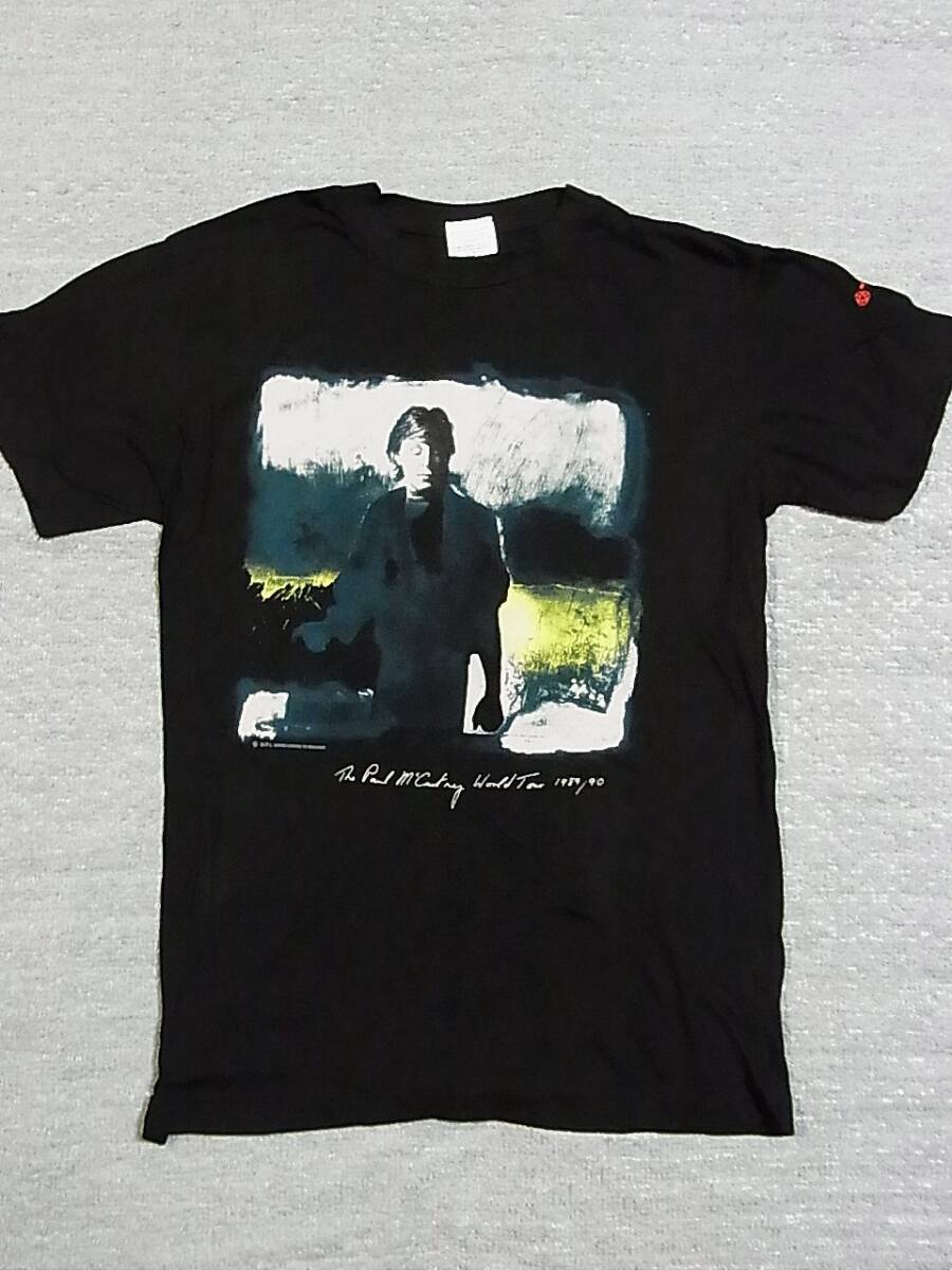ポール・マッカートニー ワールド・ツアー 1989/90　ツアー　Ｔシャツ　Ｍサイズ　ライブＴ　ＴＤＫ　ロックＴ　ビートルズ