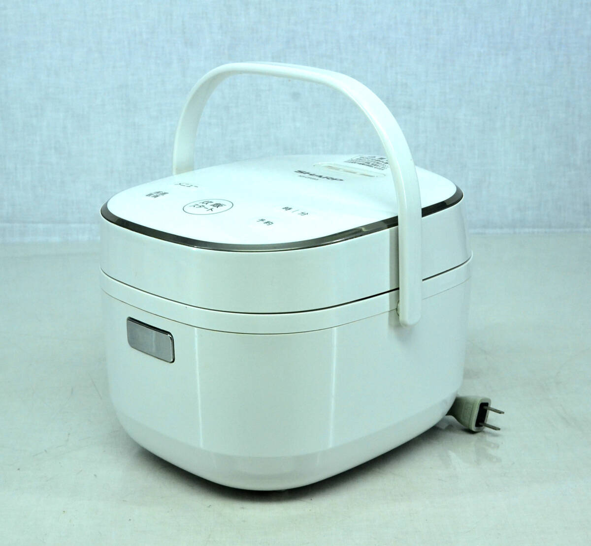 SHARP KS-CF05A ジャー炊飯器 ホワイト 白 2019年製 中古品