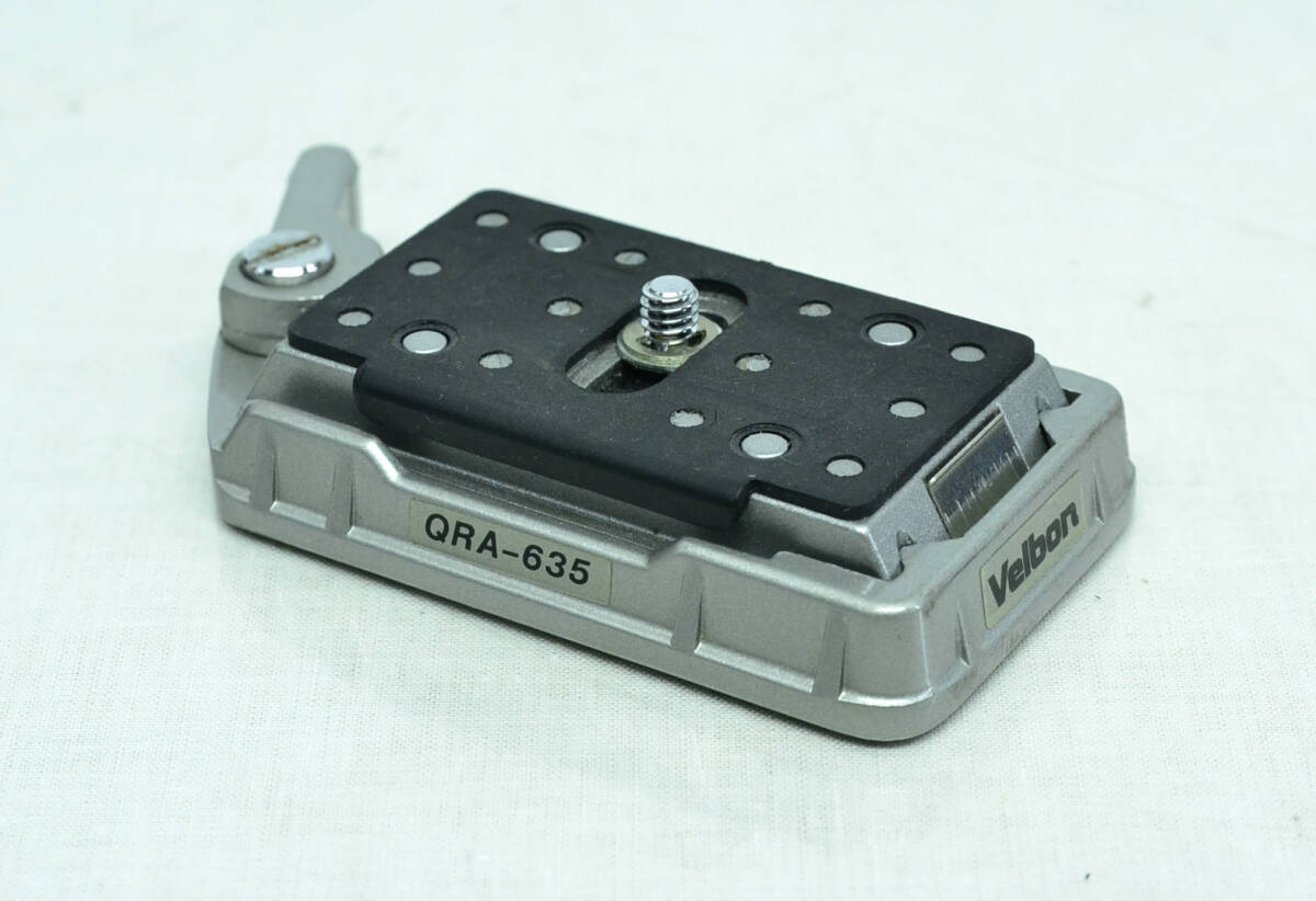 Velbon ベルボン QRA-635 / T-665 三脚用クイックシュー　プレート 中古良品