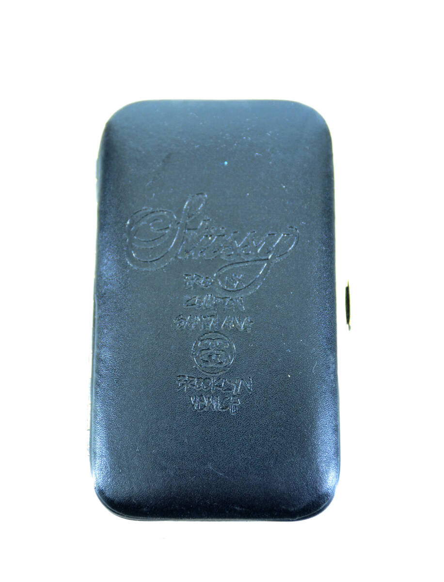 Stussy ステューシー　ネイルケアセット グルーミングキット　ステンレス製 爪切り 爪やすり ハサミ 耳かき 中古良品