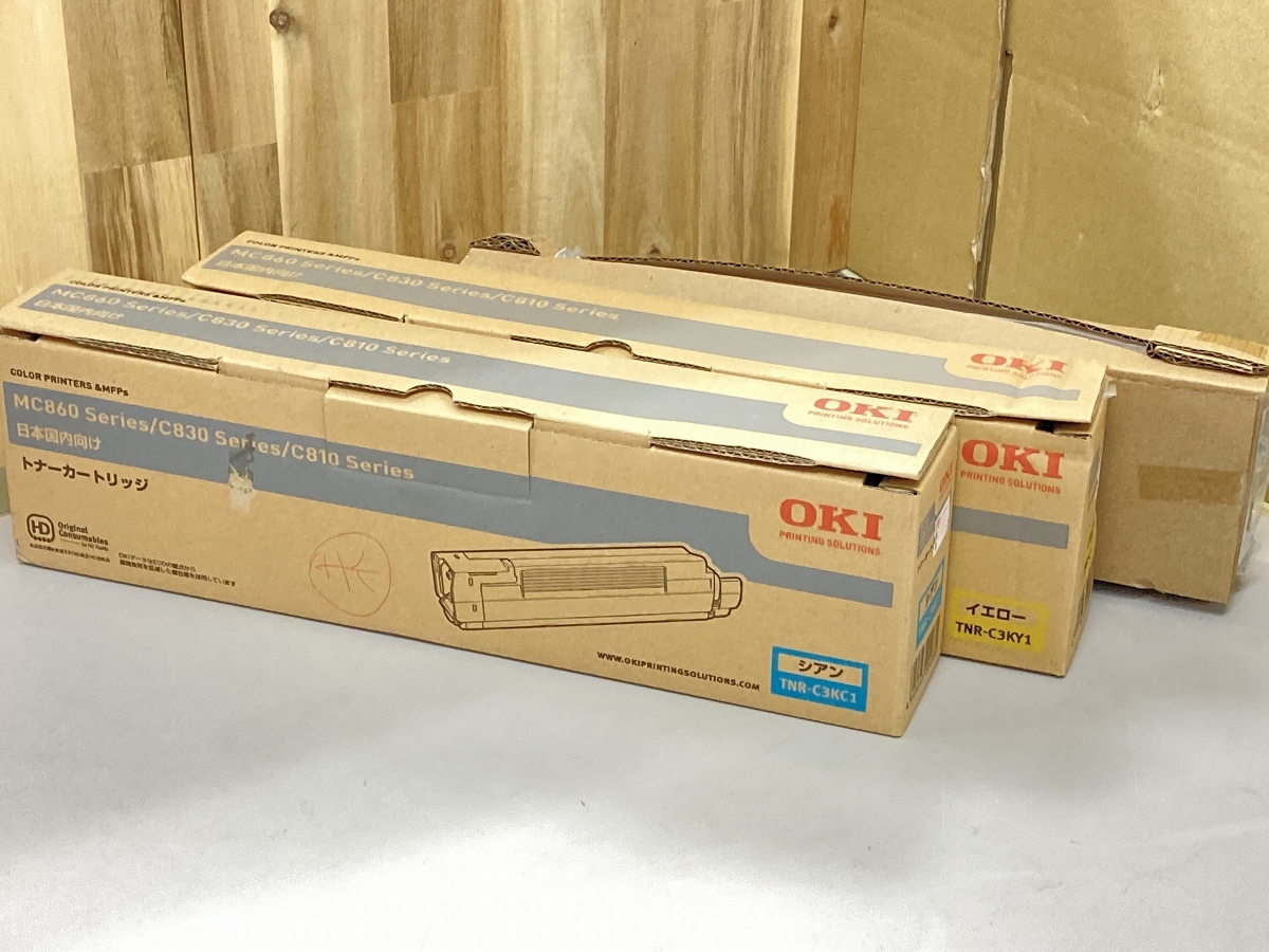 OKI COLOR PRINTERS &MFPs トナーカートリッジ 3本セット MC860Series/C830/810 OK-①