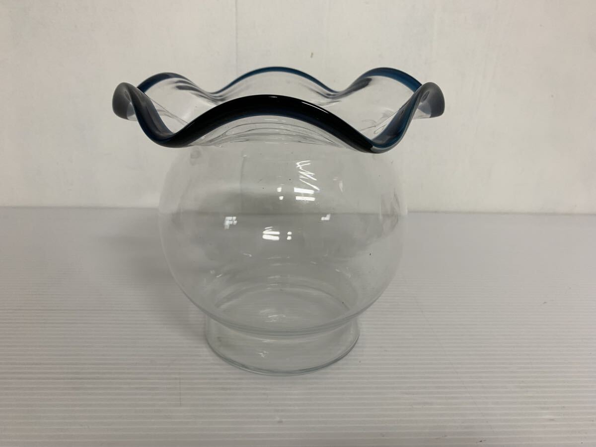 286 ガラス　 金魚鉢 レトロ