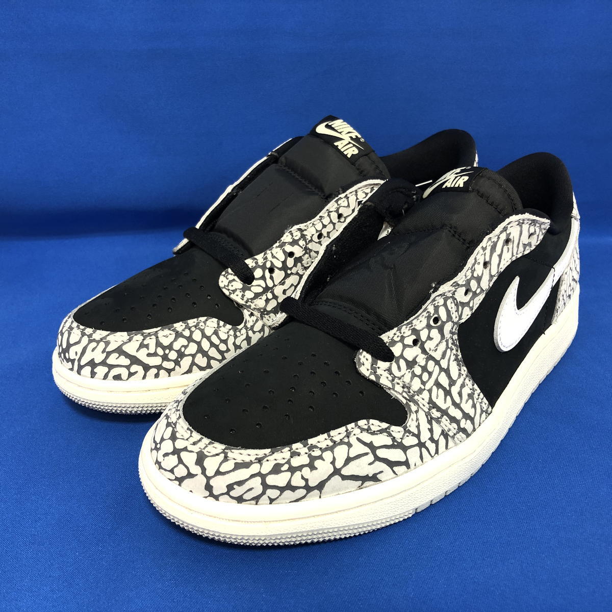 未使用 NIKE スニーカー エアジョーダン1レトロ ローOG CZ0790-001 メンズ 26.5cm ブラック [jgg]