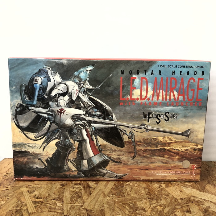 未使用 WAVE 1/100 増装備 レッドミラージュ ファイブスター物語 プラモデル FS-75 [jgg]