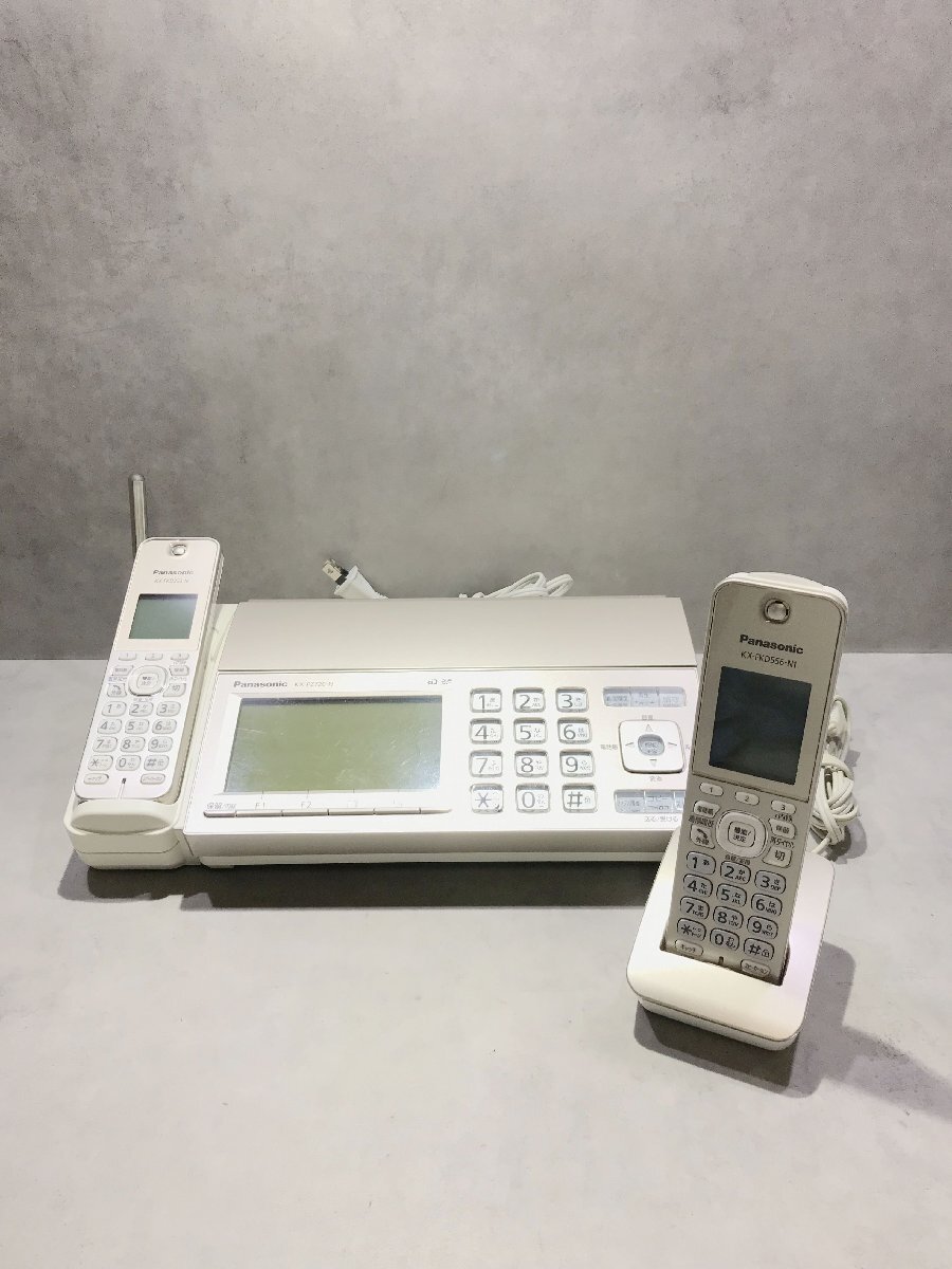 ファクシミリフォン【S14492◎】Panasonic　おたっくす　KX-PZ720　コードレス子機　KX-FKD556 受話器 KX-FKD353 充電台 PNLC1058 251122