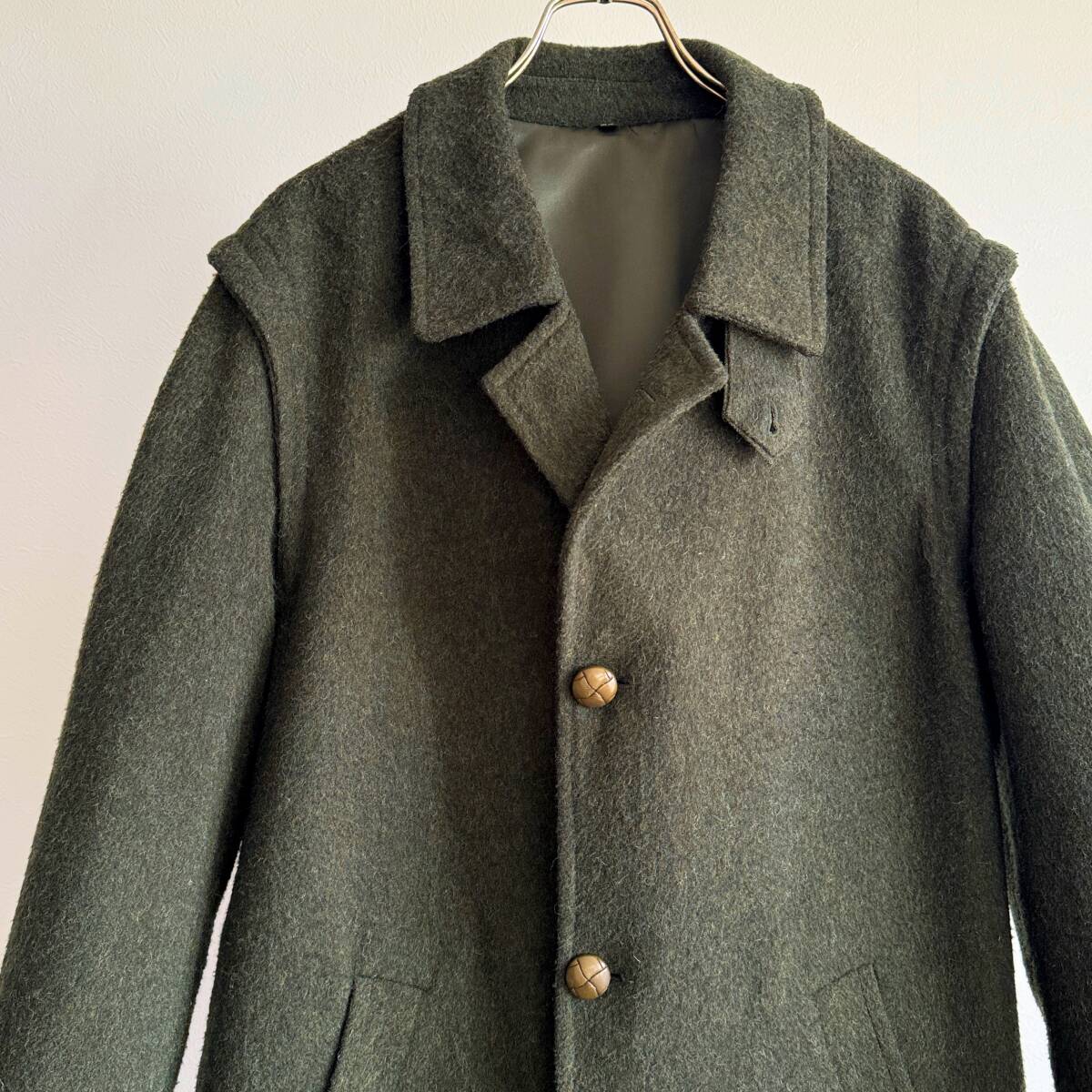 希少《 Mint Condition / Loden Coat 》80s 90s 極上品【 TYROLER ADLER JUSTO ARROYO ローデンコート 50ビンテージ イタリア製 】