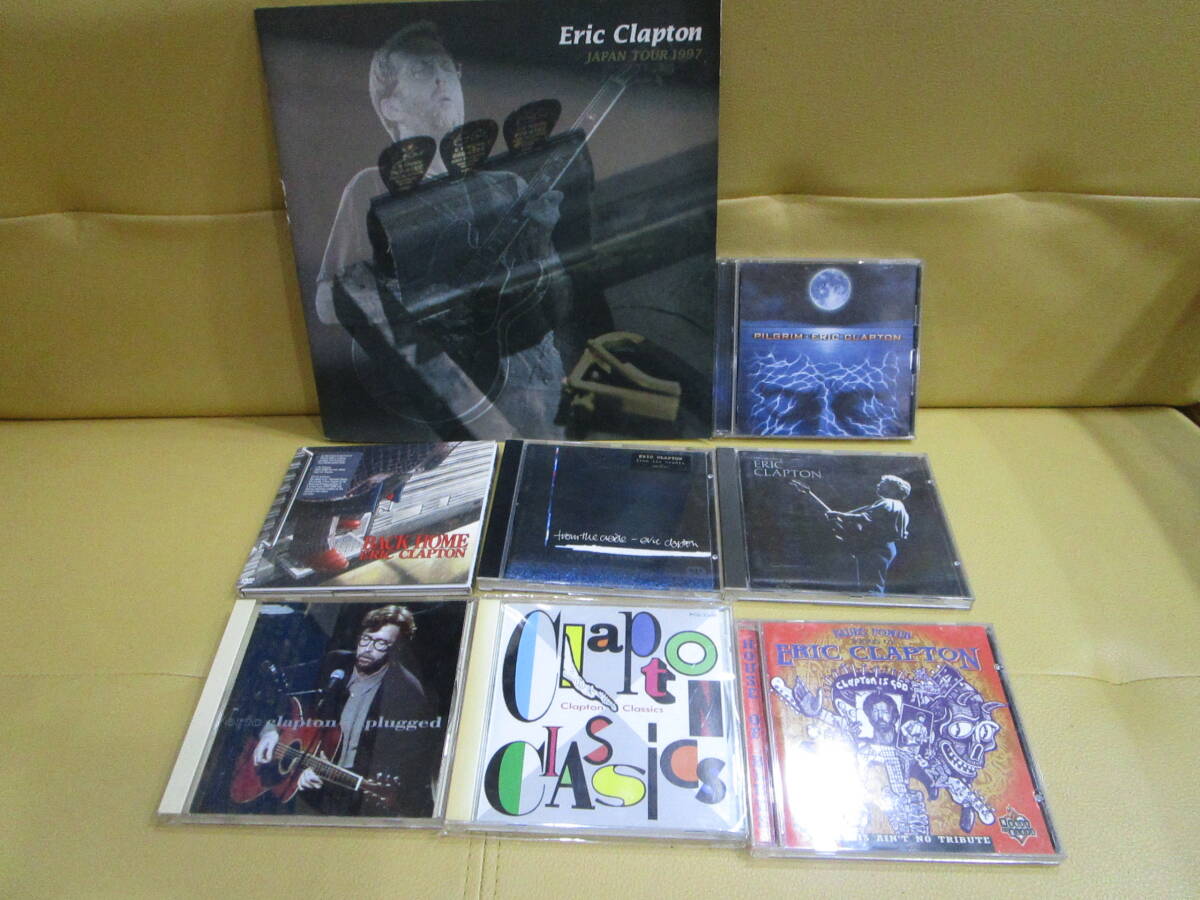 ERIC CLAPTON CD DVD ツアーパンフレット ピック エリック・クラプトン BACK HOME From The Cradle PILGRIM THE CREAM OF ERIC CLAPTON