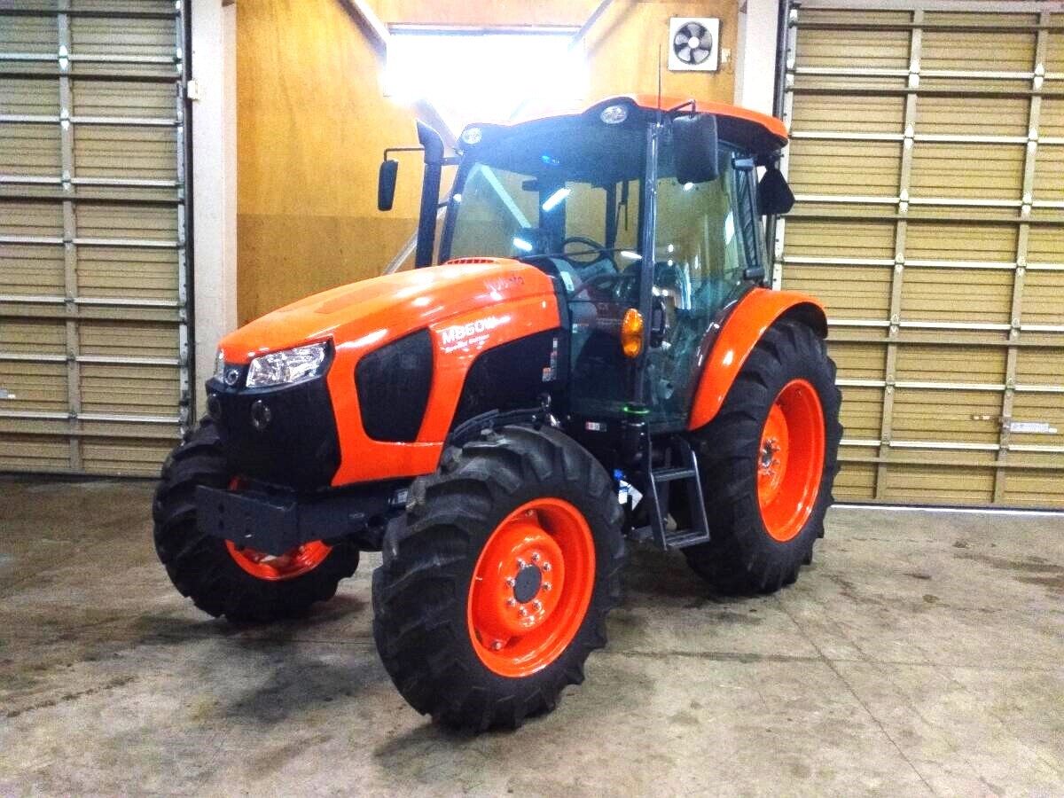 セール 福島 クボタ トラクター M860W-SE 6時間 86馬力 キャビン パワステ 自動水平 4WD ディーゼル エアコン 店頭販売 農機具市場 二本松