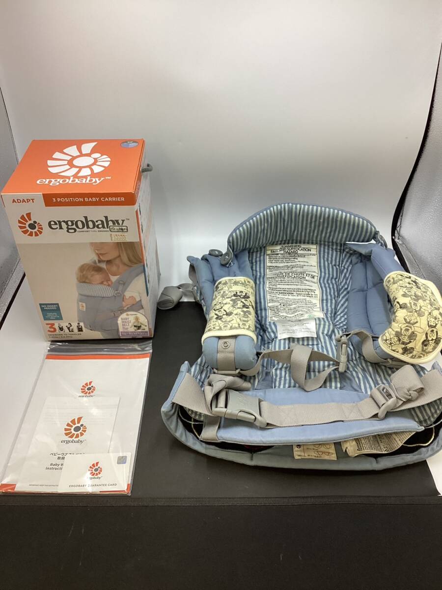 【5491】ergobaby/エルゴベイベー 対面だっこ 3点式 3.2Kg~20Kg 現状品