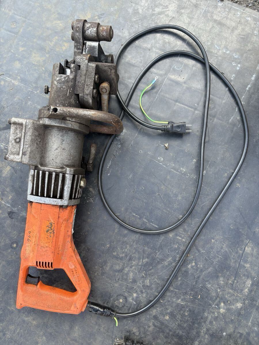 鉄筋ベンダーカッターDBC-16XX AC100V 現場・携帯・切断・曲げ加工用