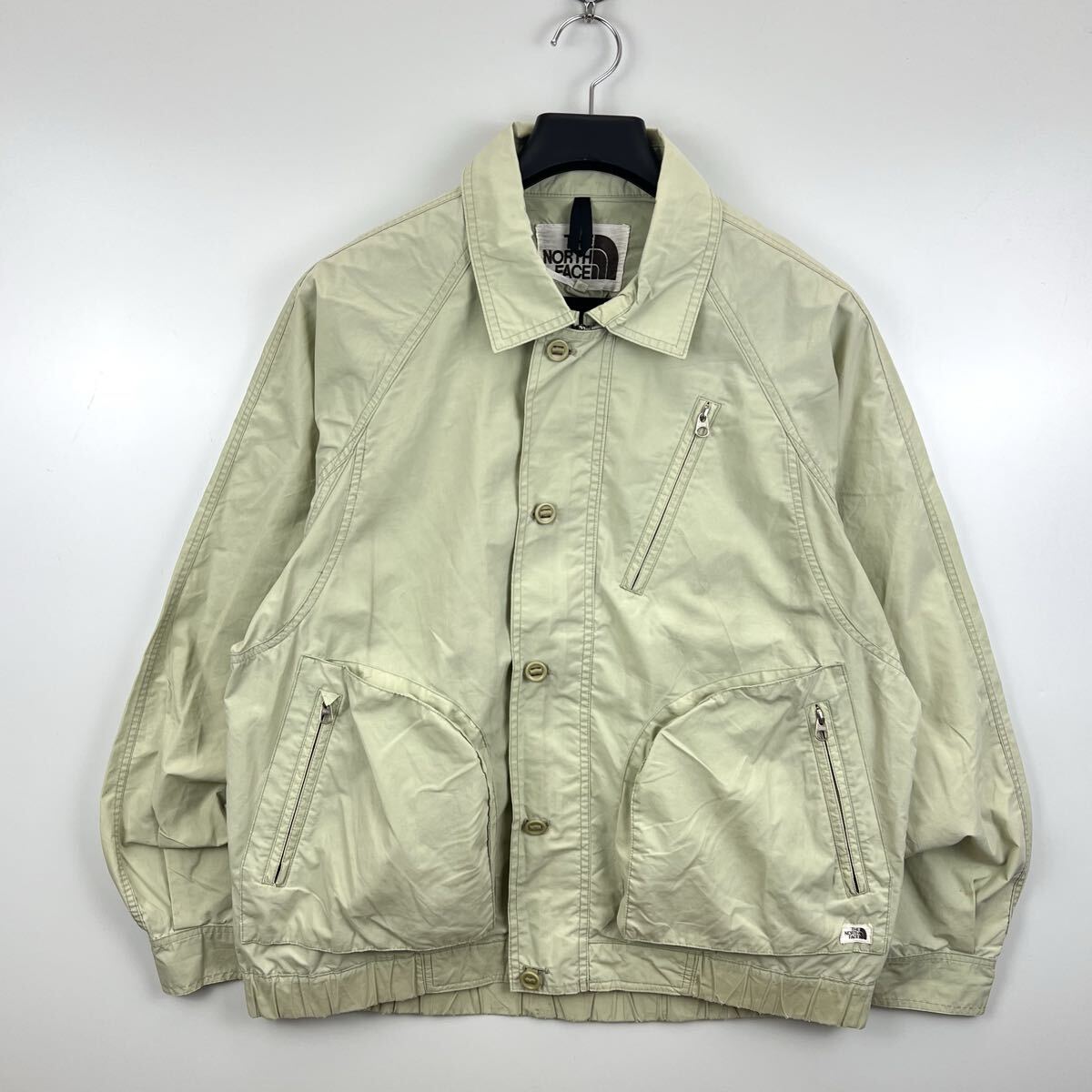 THE NORTH FACE 90s JAPAN old swingtop jacket LL ノースフェイス 茶タグ 90年代 日本製 スウィングトップジャケット オールド 希少 短丈