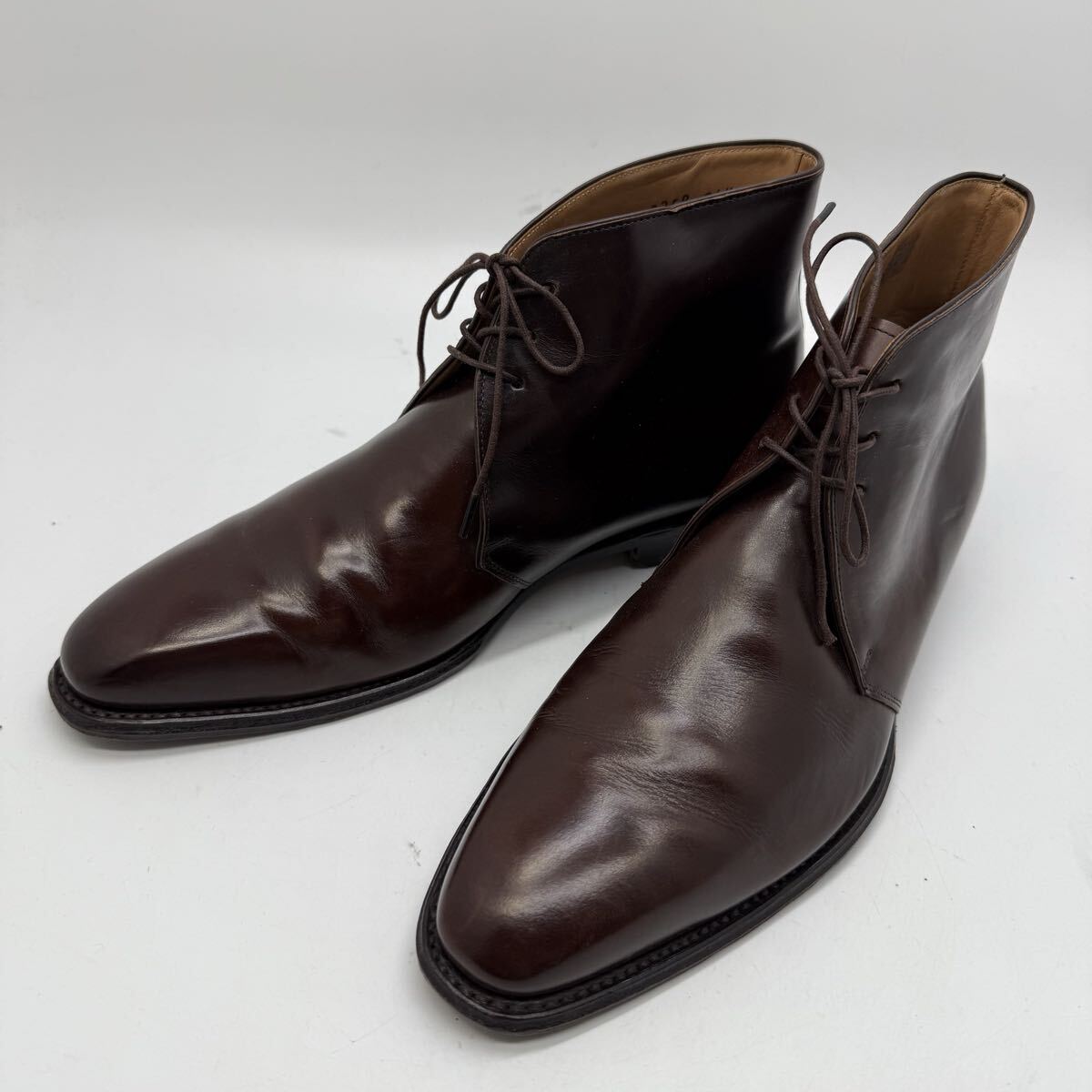 REGAL JAPAN made leather chukka boots 025R 24.5cm リーガル レザー チャッカブーツ ドレス 革靴 日本製 定番 高級