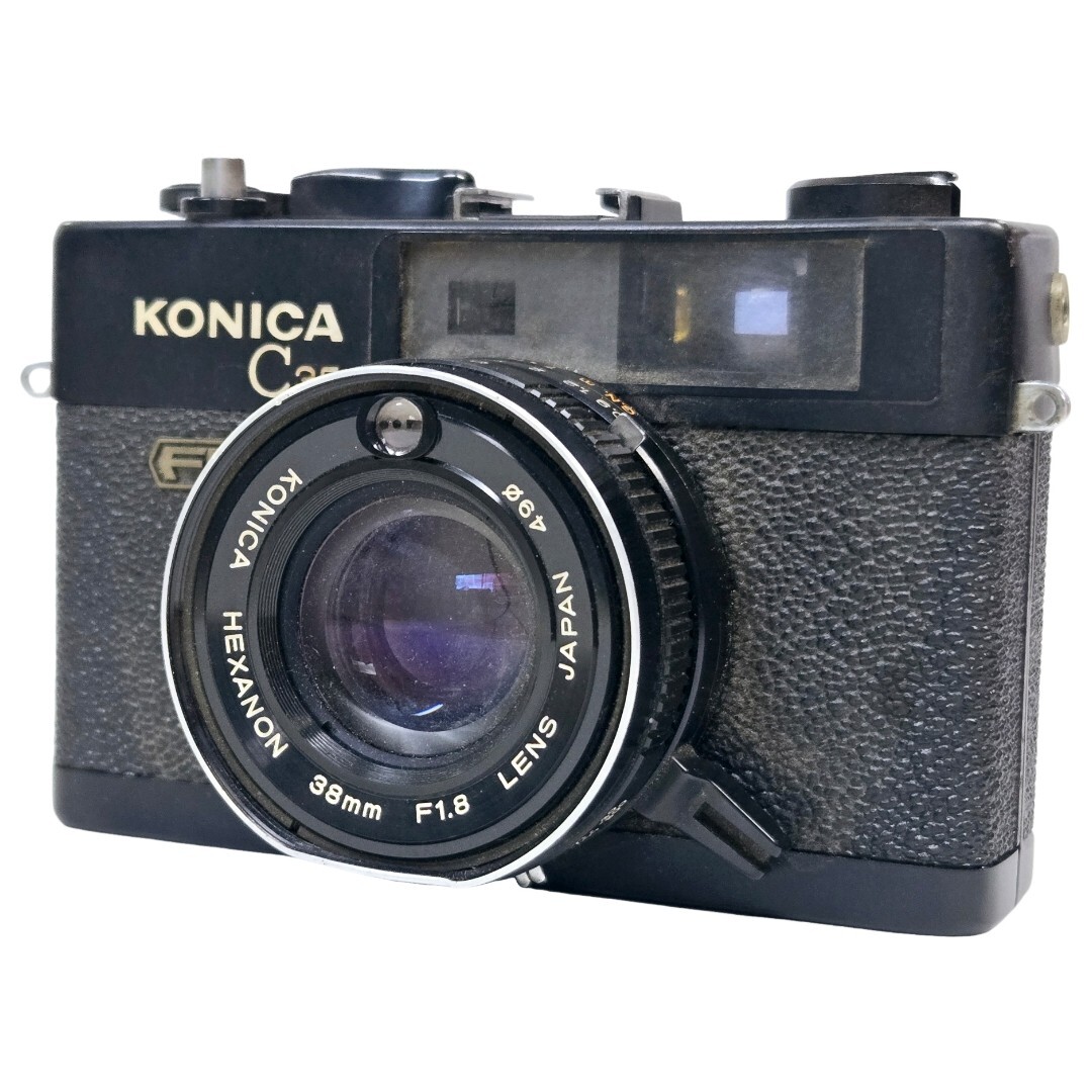 【返品保証】 コニカ KONICA C35 FD ブラック コンパクトカメラ Z6604