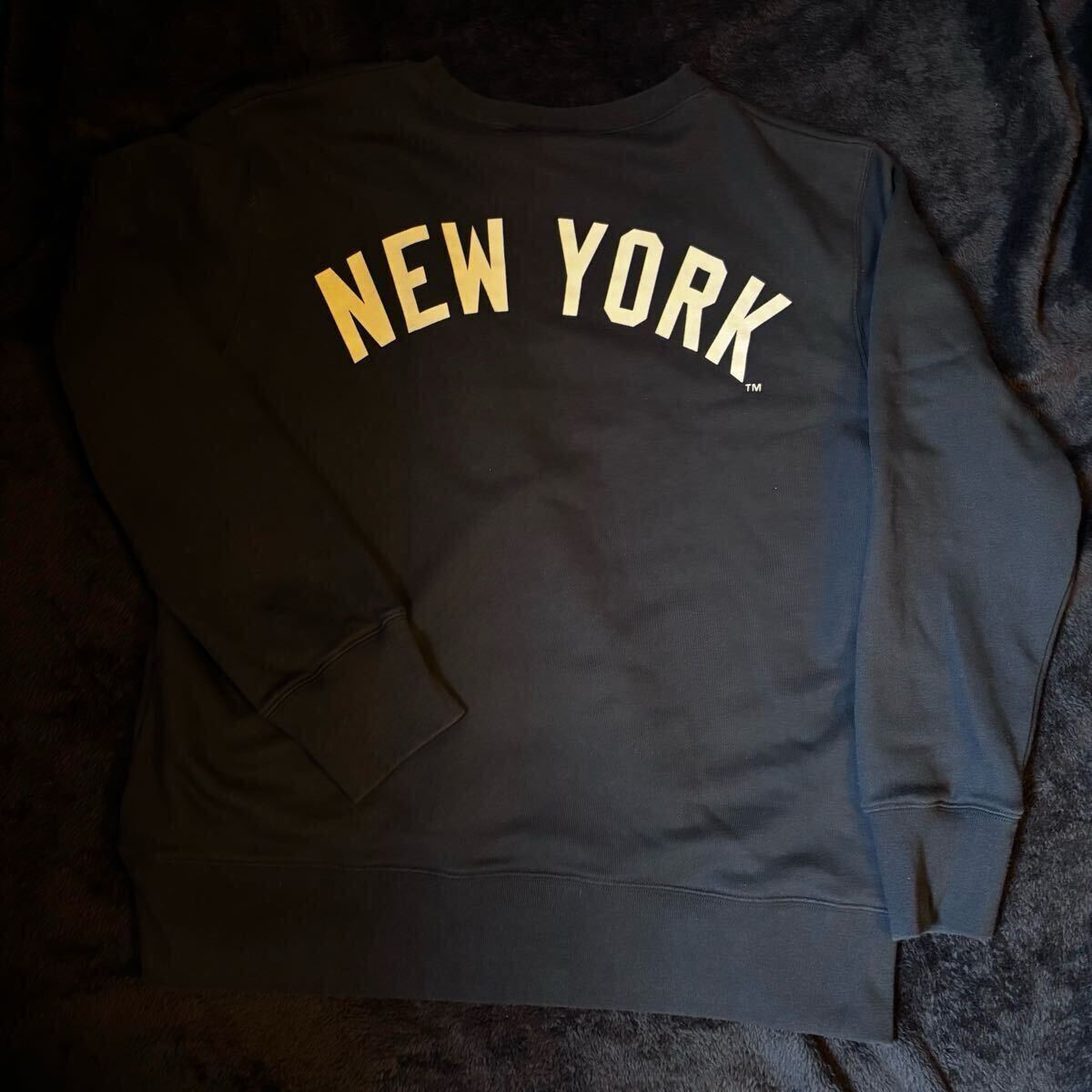 NEW YORK YANKEES ニューヨーク・ヤンキース Majestic スウェット トレーナー シャツ XLサイズ MBLマジェスティック