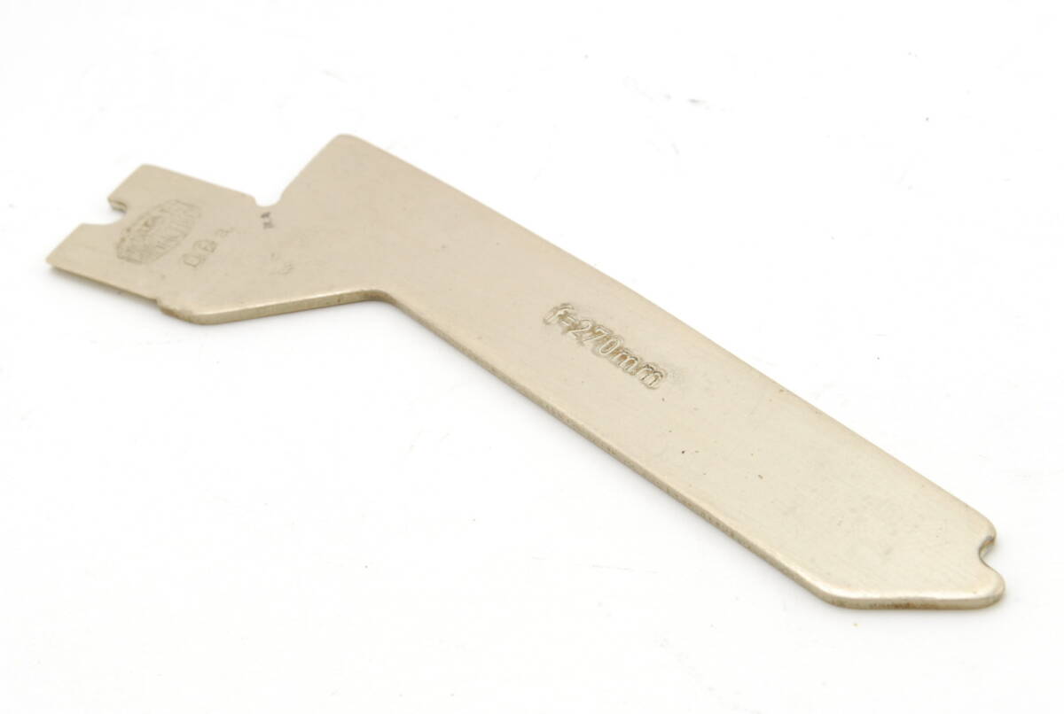 リンホフ 270mmレンズ用カム Linhof テヒニカ 距離計連動カム #6337