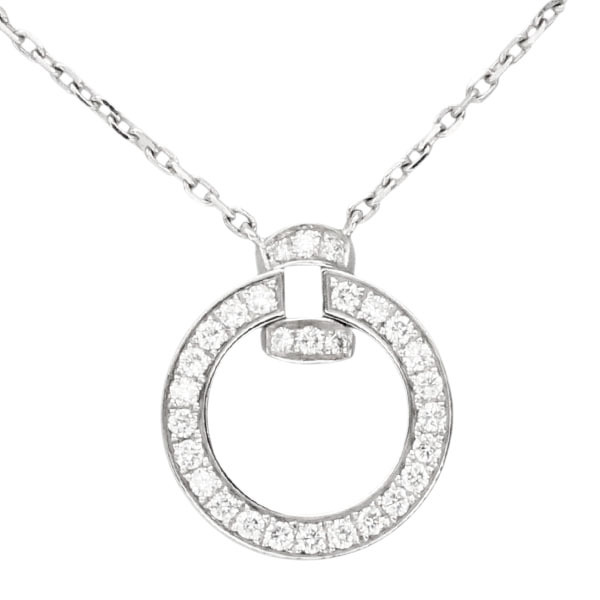 ピアジェ PIAGET ミスプロトコール K18WG ダイヤモンド ネックレス 40cm ゴールド アクセサリー レディース 女性 プレゼント ブランド